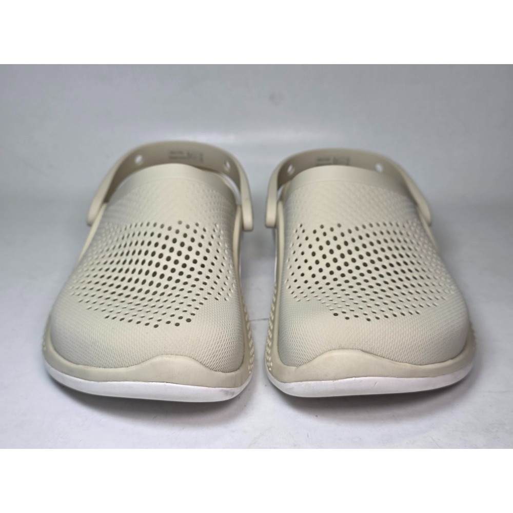 Crocs LiteRide 360 Clogs Mens Size 7 Women's 9 Cream White Slip On Shoes Sandals - Picture 8 of 14
